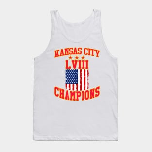 Super Bowl LVIII Champions - Kansas City Chiefs Tank Top